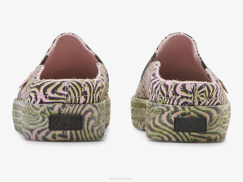 Women Keds x Maisie Wilen Kickback Mule Slip On Sneaker Pink RXFBP458