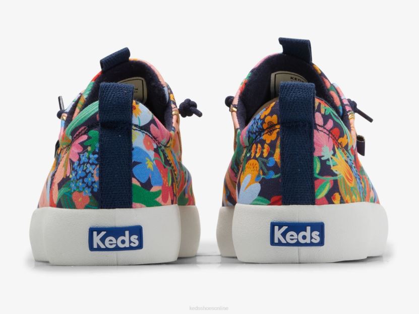 Women Keds x Rifle Paper Co. Kickback Sicily Navy Multi RXFBP422