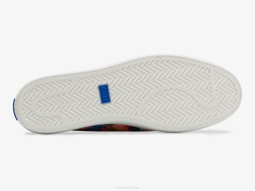 Women Keds x Rifle Paper Co. Kickback Sicily Navy Multi RXFBP422